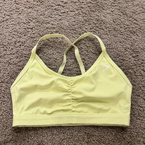 Gymshark Yellow Sports Bra Intimates & Sleepwear